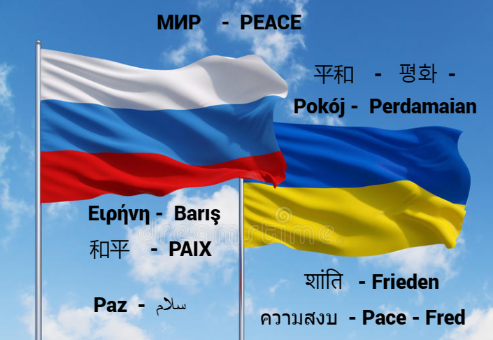 We need peace in the World - a moment of prayer for closure of the conflict between Russia and Ukraine